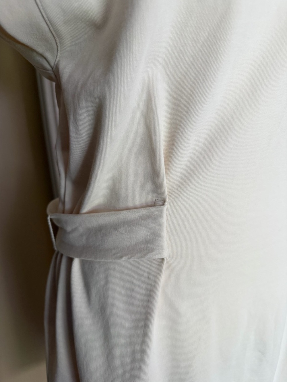 Vince Women's Short Sleeve Tie
Waist Dress neutral ivory Peruvian Cotton M - Picture 8 of 10